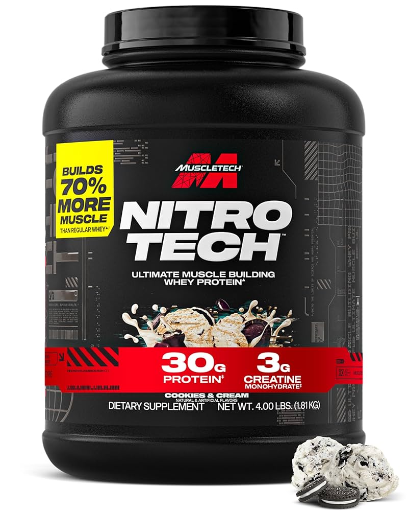 Amazon.com: Muscletech Whey Protein Powder (Cookies & Cream